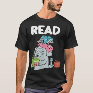 Read book club piggie elephant pigeons,funny shirt
