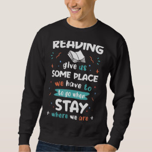 Read Book Reading Books Bookworm Literature School Sweatshirt