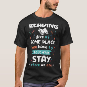 Read Book Reading Books Bookworm Literature School T-Shirt
