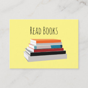 Read Books Book Lover Business Card