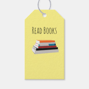 Read Books Book Lover Personalised Gift Tags