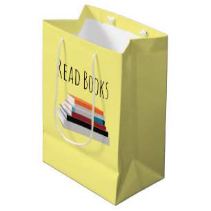 Read Books Book Lover Personalised Medium Gift Bag