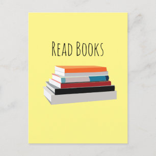 Read Books Book Lover Postcard