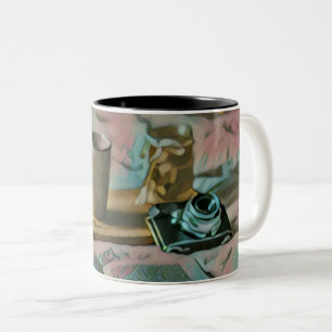 Read Books, Drink Coffee Two-Tone Coffee Mug