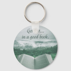 Read Books, Get Lost in a Good Book Key Ring