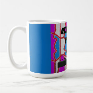 Read Books messahe with art hippy patterns Coffee Mug