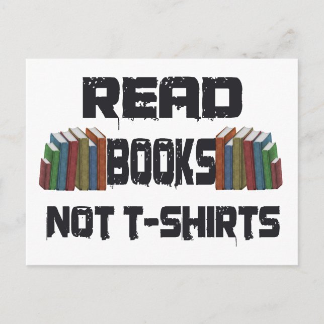 Read Books Postcard (Front)