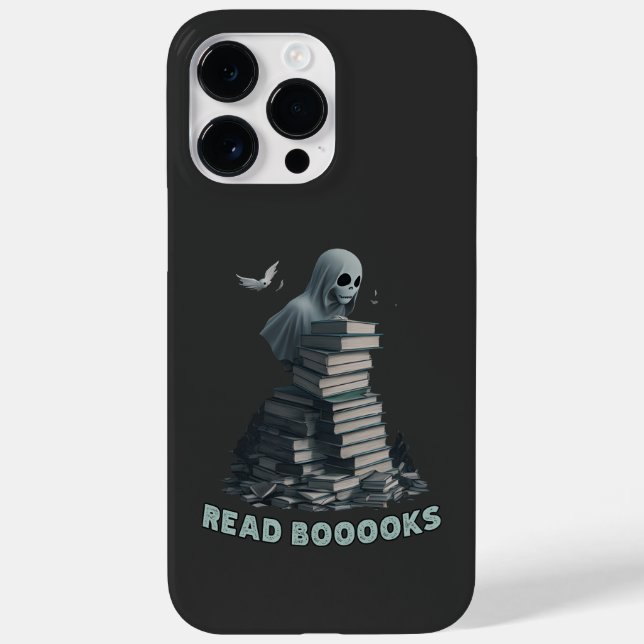 Read booooks, Ghost reading books Case-Mate iPhone Case (Back)