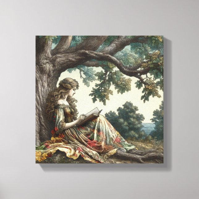 Read Canvas Print (Front)