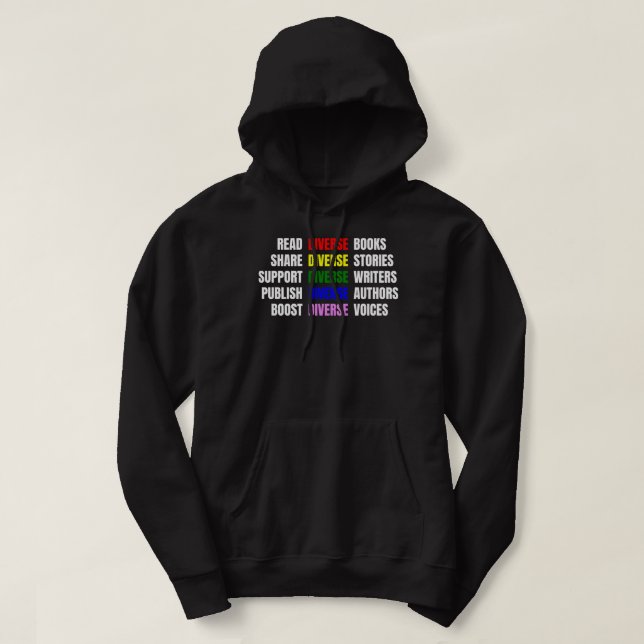 Read Diverse Books Hoodie (Design Front)