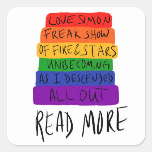 Read Diverse Books Square Sticker
