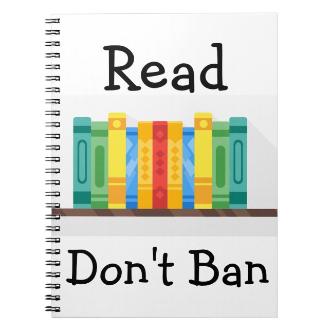 Read Don't Ban Notebook (Front)