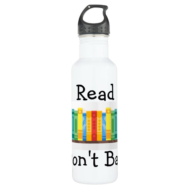 Read Don't Ban Water Bottle (Front)