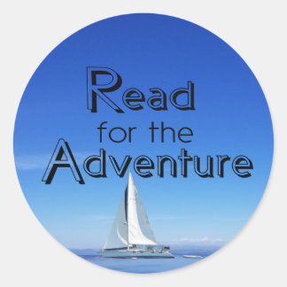 Read for the Adventure Sailboat & Ocean Sticker 