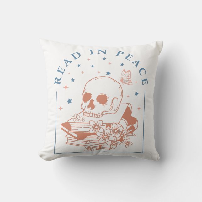Read In Peace Cushion (Front)
