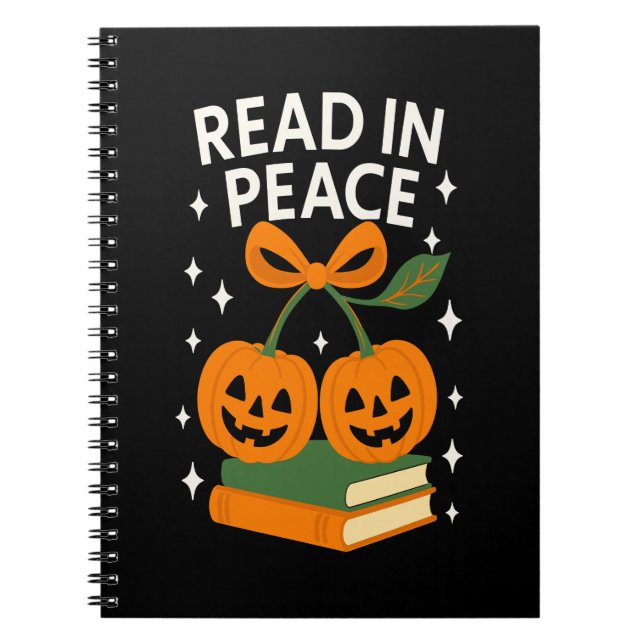 Read in Peace Funny Halloween Book (Front)