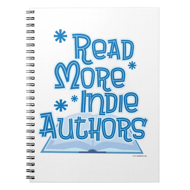 Read Indie Authors Writer Pride Statement  Notebook (Front)