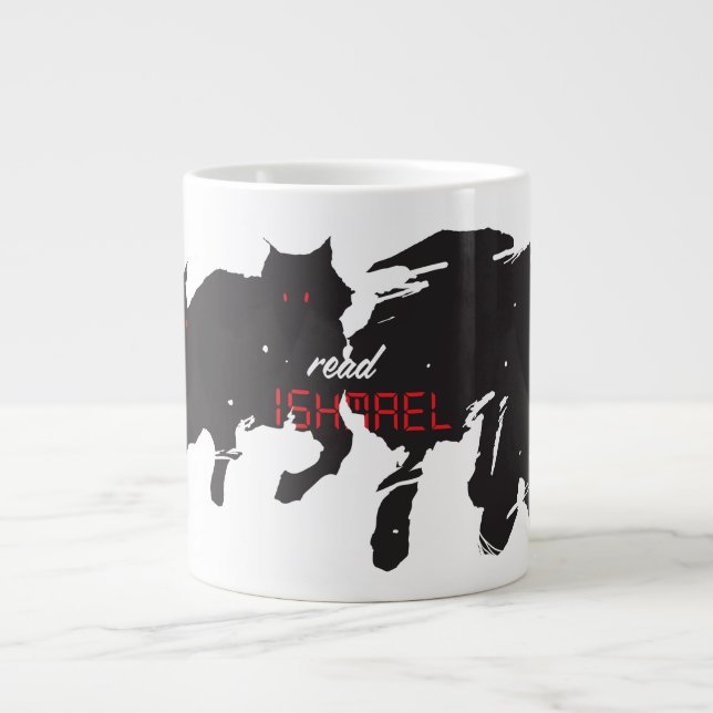 Read Ishmael Wolves Large Coffee Mug (Front)