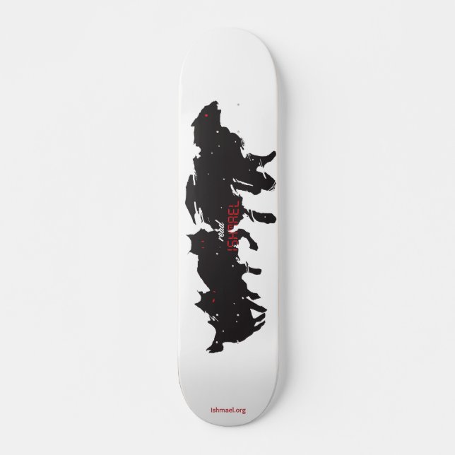 Read Ishmael Wolves Skareboard Skateboard (Front)