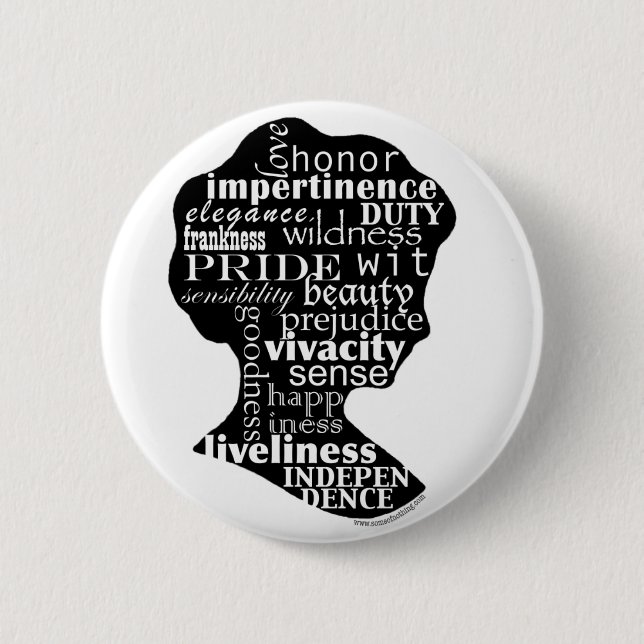 Read Jane Austen Button (Front)