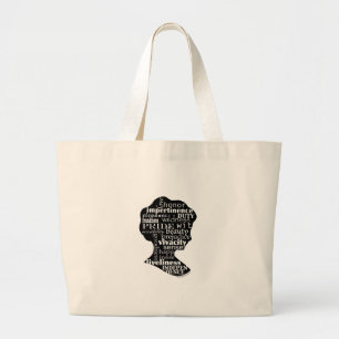 Read Jane Austen Cameo Large Tote Bag