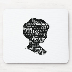 Read Jane Austen Cameo Mouse Mat