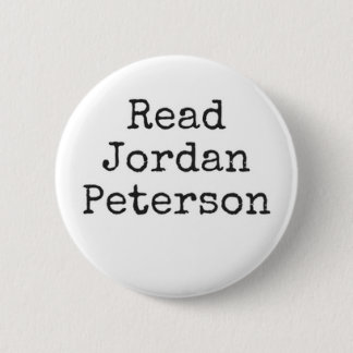 Read Jordan Peterson Black & White 6 Cm Round Badge