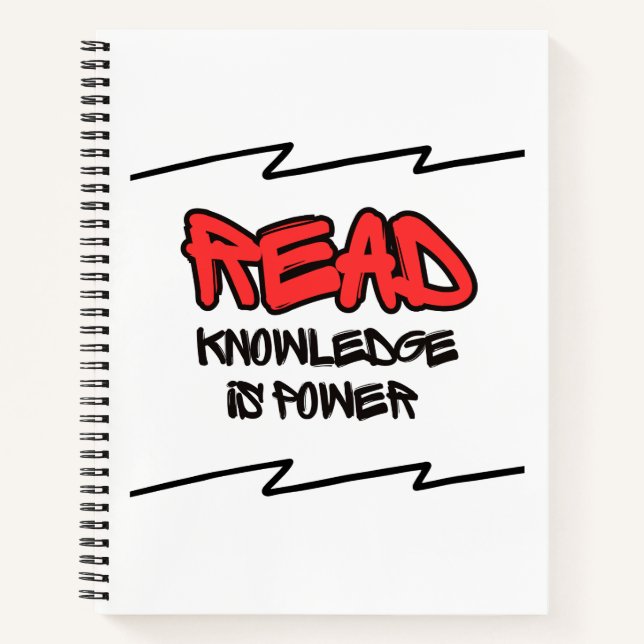 Read Knowledge Is Power Notebook (Front)
