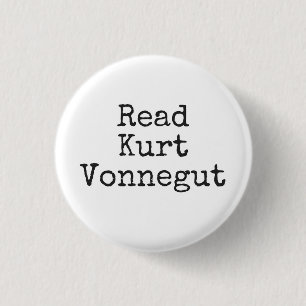 Read Kurt Vonnegut 3 Cm Round Badge
