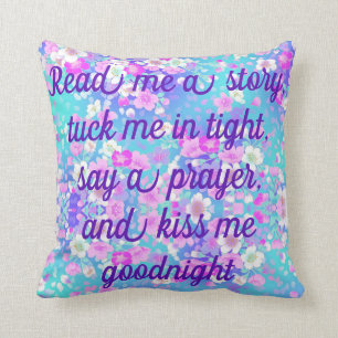 Read Me A Story Tuck Me In Pillow REVERSIBLE