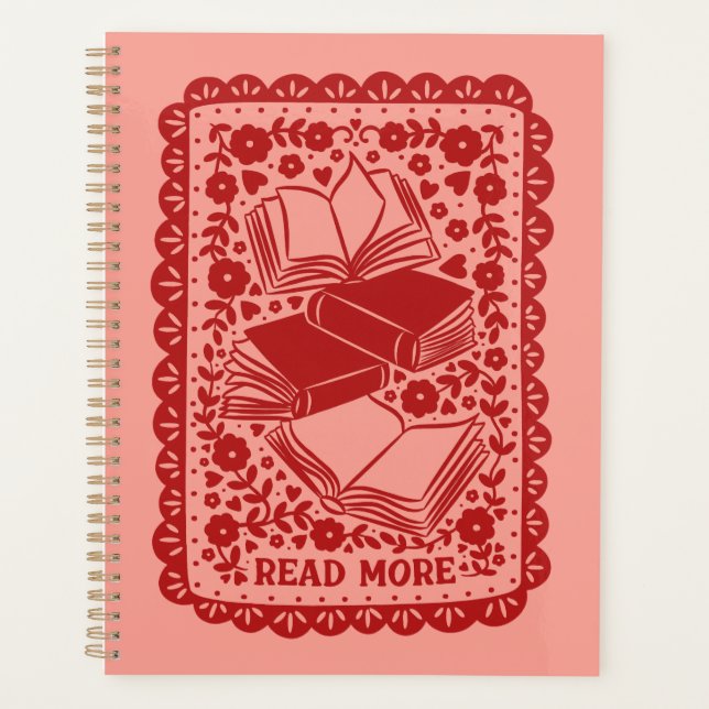 Read More – Book Lover Reading Motivation  Planner (Front)