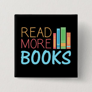 Read More Books 15 Cm Square Badge
