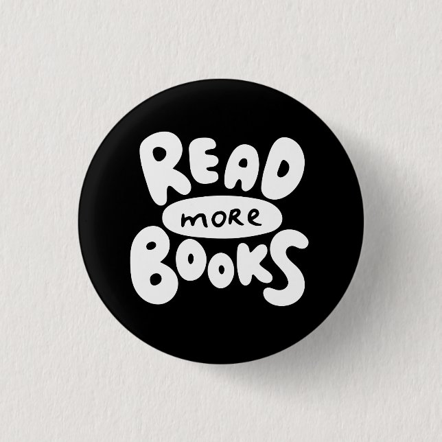 Read More Books 3 Cm Round Badge (Front)