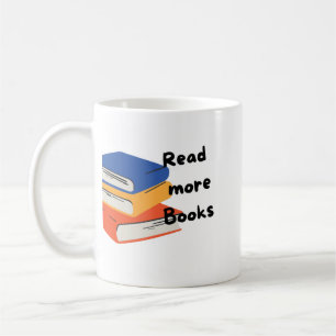 Read More Books Colourful Stack Coffee Mug
