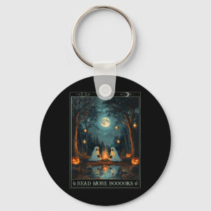 Read More Books Cute Spooky Ghost Reading Book Tar Key Ring