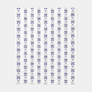 Read more Books Halloween Ghost Purple Fleece Blanket