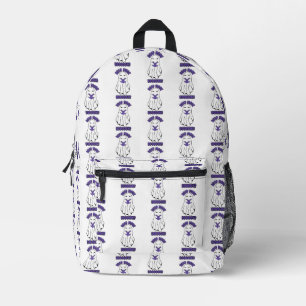 Read more Books Halloween Ghost Purple  Printed Backpack