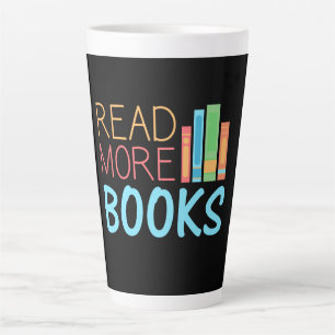 Read More Books Latte Mug