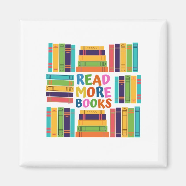 Read more books magnet (Front)
