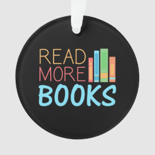 Read More Books Ornament