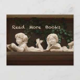 Read More Books Postcard