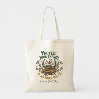 Read More Books Protect Your Energy Celestial Tote Bag
