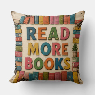 Read More Books Reading Classroom Cushion