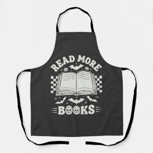 Read More Books Retro Halloween Book Lover Apron