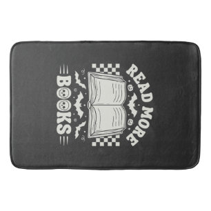 Read More Books Retro Halloween Book Lover Bath Mat
