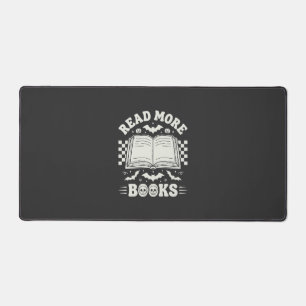 Read More Books Retro Halloween Book Lover Desk Mat