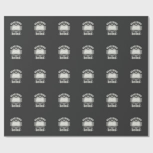Read More Books Retro Halloween Book Lover Wrapping Paper