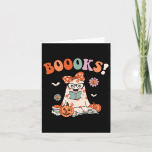 Read More Books Spooky Teacher Cute Halloween Wome Card