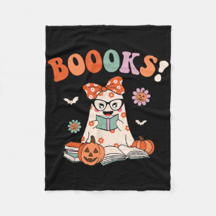 Read More Books Spooky Teacher Cute Halloween Wome Fleece Blanket