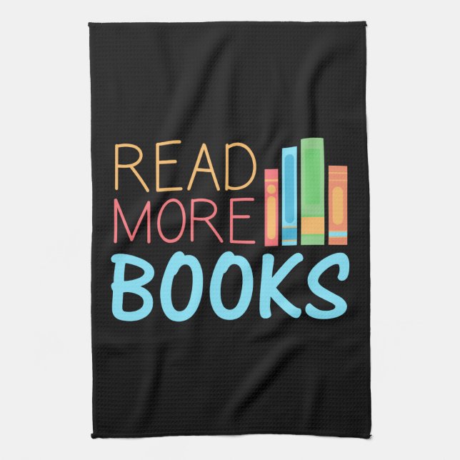Read More Books Tea Towel (Vertical)